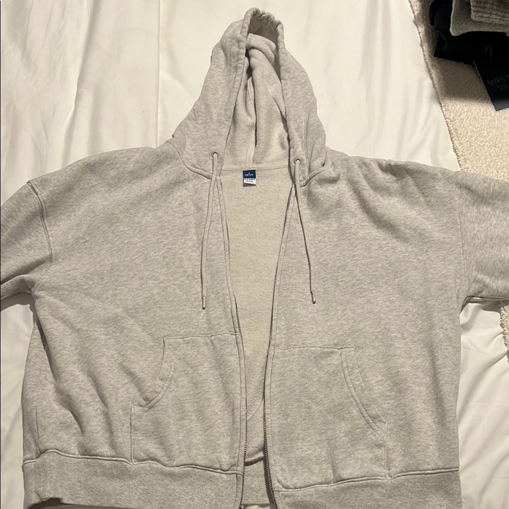 Old Navy Gray Hoodie Jacket